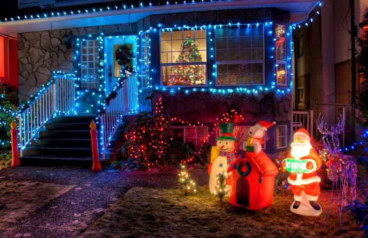 Luminarie di Natale esterne